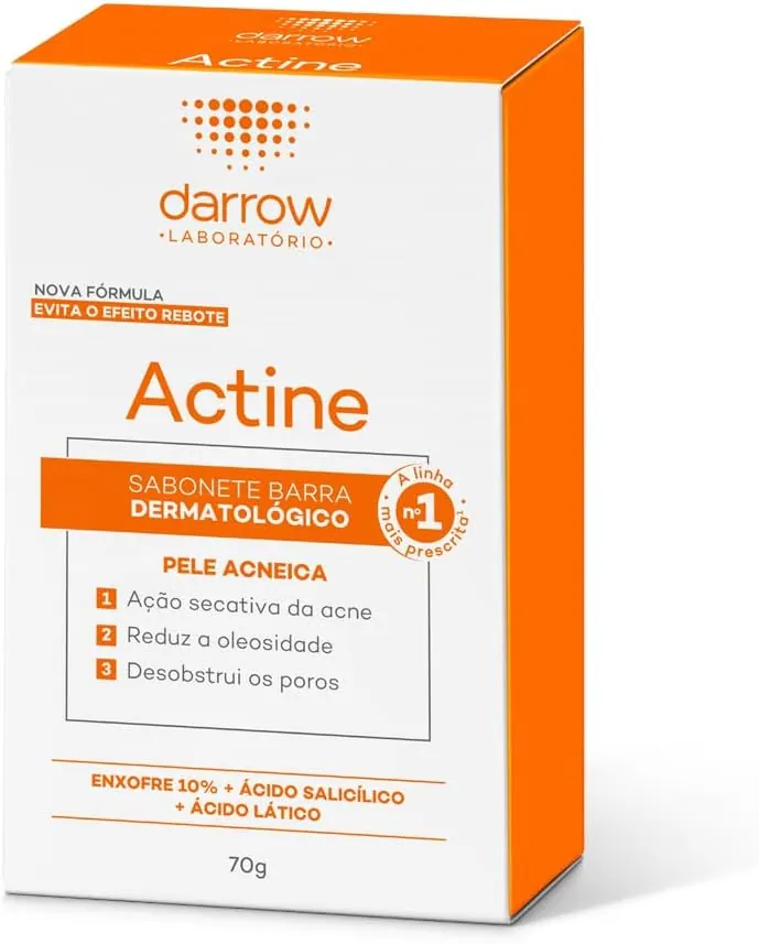 Darrow Actine Sabonete Facial em Barra para Pele Oleosa 70g