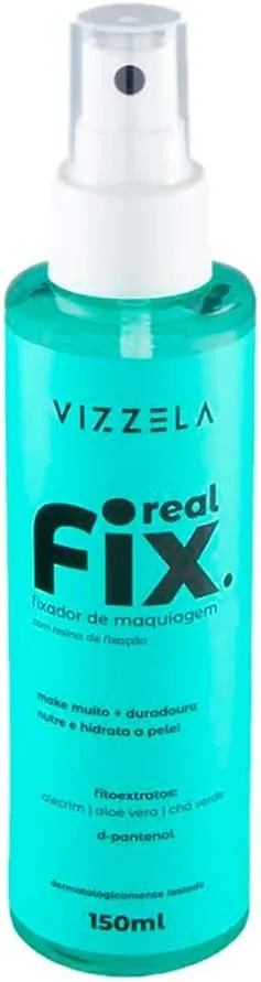 Vizzela Real Fix Fixador de Maquiagem em Spray 150ml
