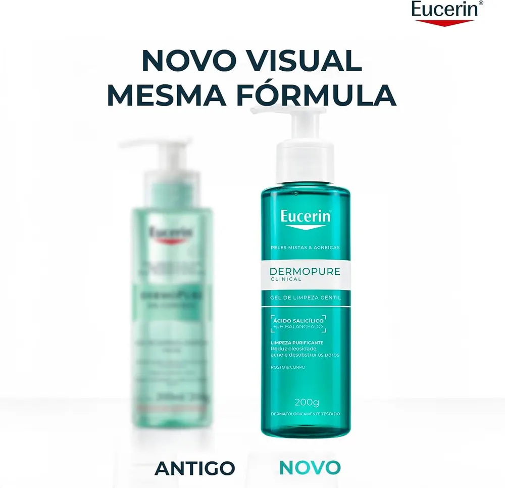 Eucerin Dermopure Clinical Gel de Limpeza Gentil 200ml