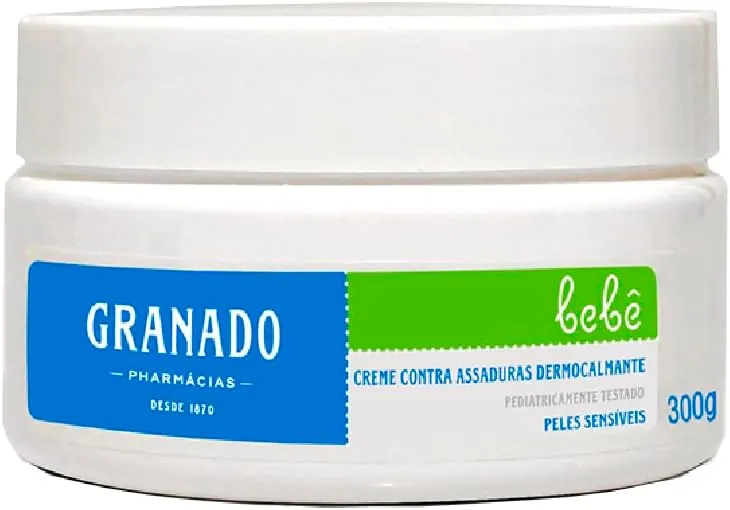 Granado Bebê Creme para Assaduras Dermocalmante Peles Sensíveis 300g