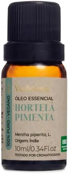 Via Aroma Óleo Essencial de Menta Piperita 10ml