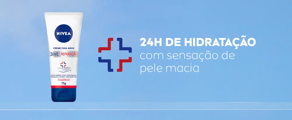 24 horas de hidratação com dexpantenol