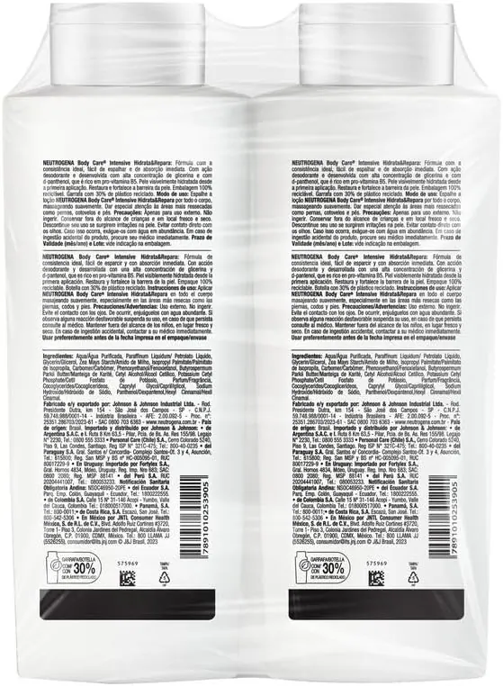 Neutrogena Hidrata&Repara Creme Hidratante Corporal - Kit 2 x 400ml