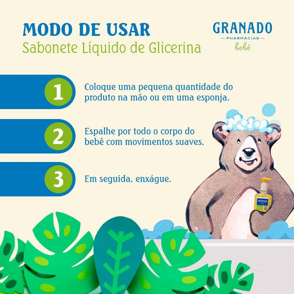 Granado Bebê Sabonete Líquido Glicerinado Tradicional 250ml