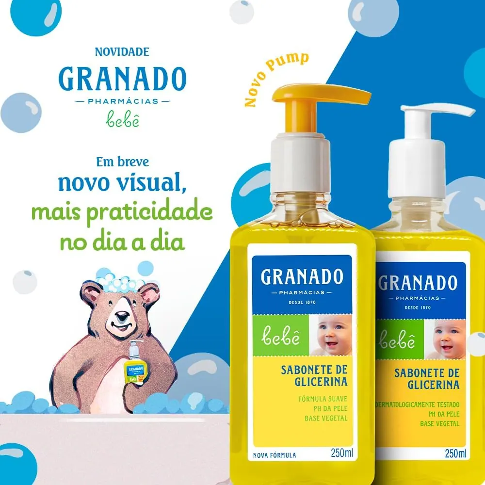 Granado Bebê Sabonete Líquido Glicerinado Tradicional 250ml