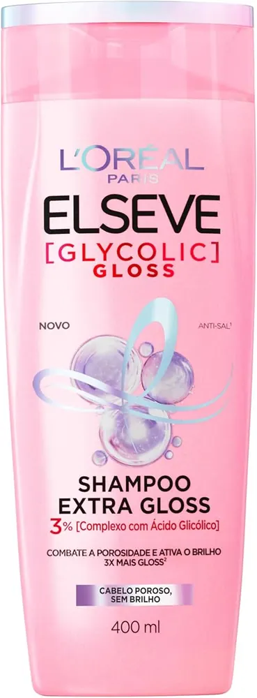 L'Oréal Paris Elseve Glycolic Gloss Shampoo Extra Gloss 400ml