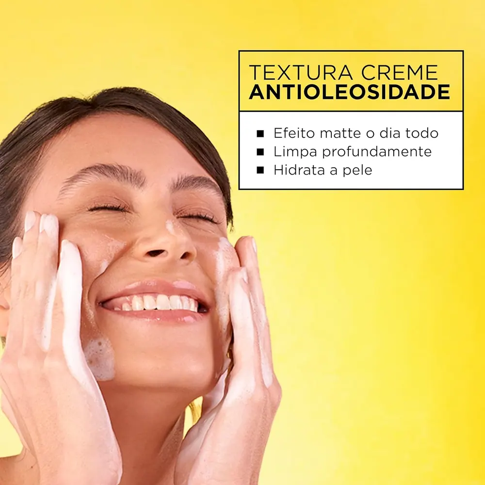 Garnier Sabonete Facial Uniform & Matte Vitamina C Antioleosidade 120g