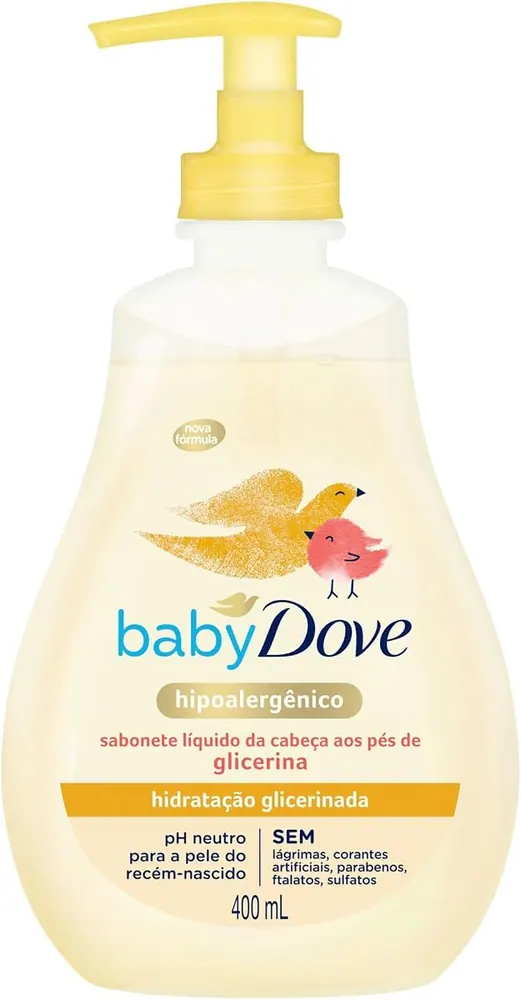 Baby Dove Sabonete Líquido Hidratação Glicerinada 400ml