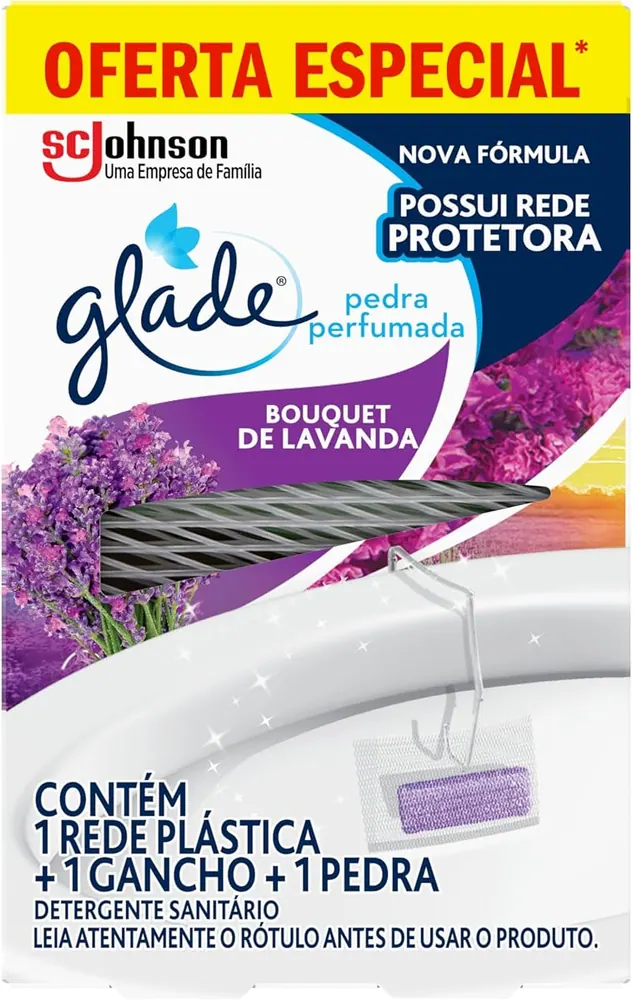 Glade Desodorizador Sanitário Pedra Bouquet de Lavanda 25g