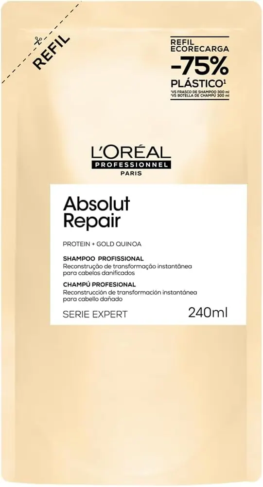 L'Oréal Professionnel Absolut Repair Shampoo Refil 240ml Serie Expert