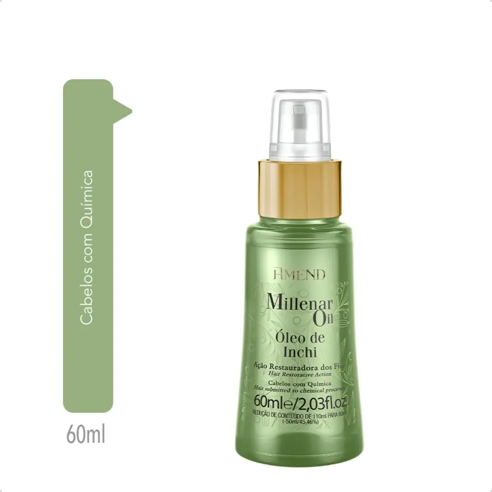 Amend Millenar Oil Óleo de Tratamento Restaurador com Óleo de Inchi 60ml