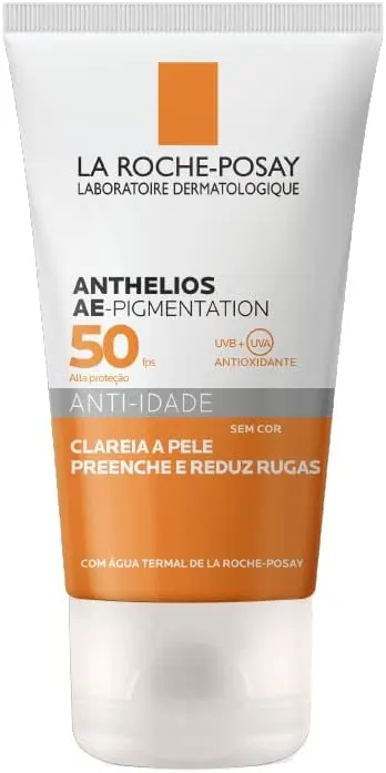 La Roche-Posay Anthelios Anti-Idade Protetor Solar Facial FPS 50 Sem Cor