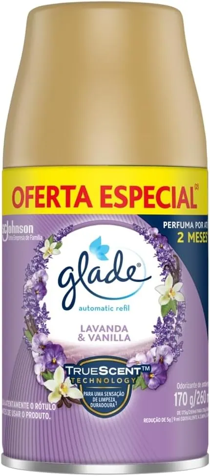Glade Aromatizador Automático Lavanda e Baunilha - Refil 269ml