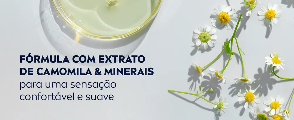 Fórmula com extrato de camomila e minerais
