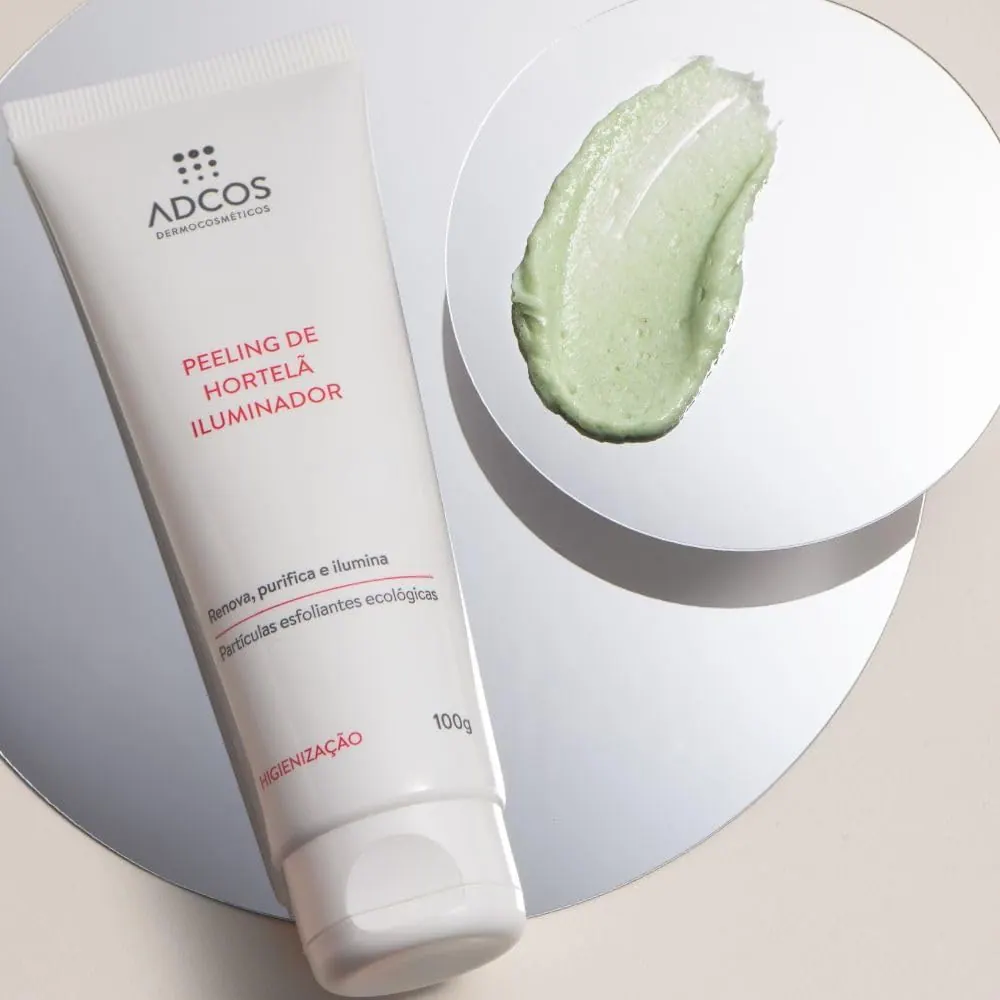 Adcos Peeling de Hortelã Iluminador Esfoliante Facial