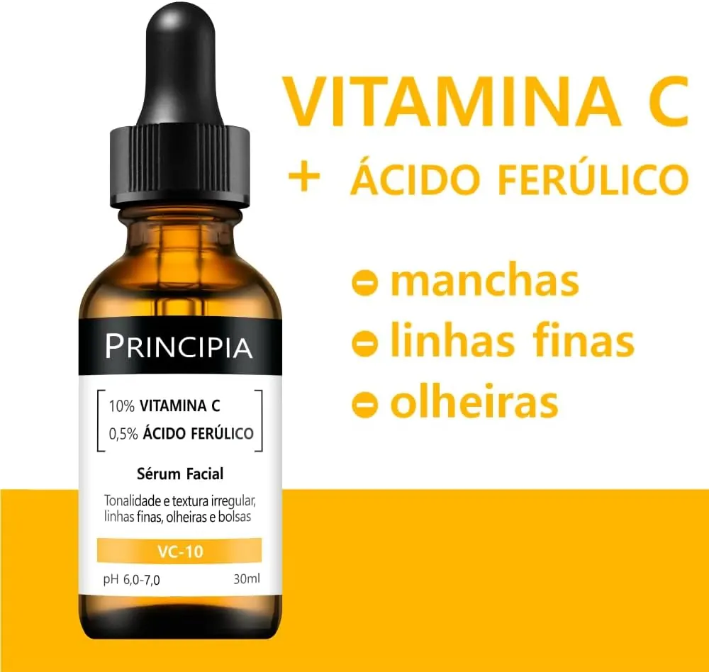 Principia Sérum Vitamina C VC-10 - 10% Vitamina C + Ácido Ferúlico