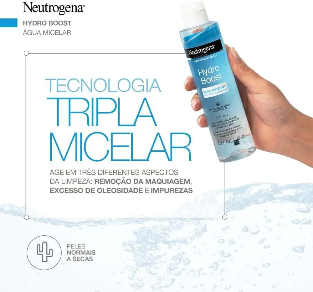 Neutrogena Hydro Boost Água Micelar Demaquilante 7 em 1 200ml