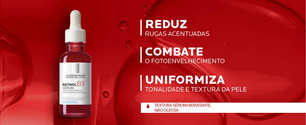 Textura do sérum Retinol B3