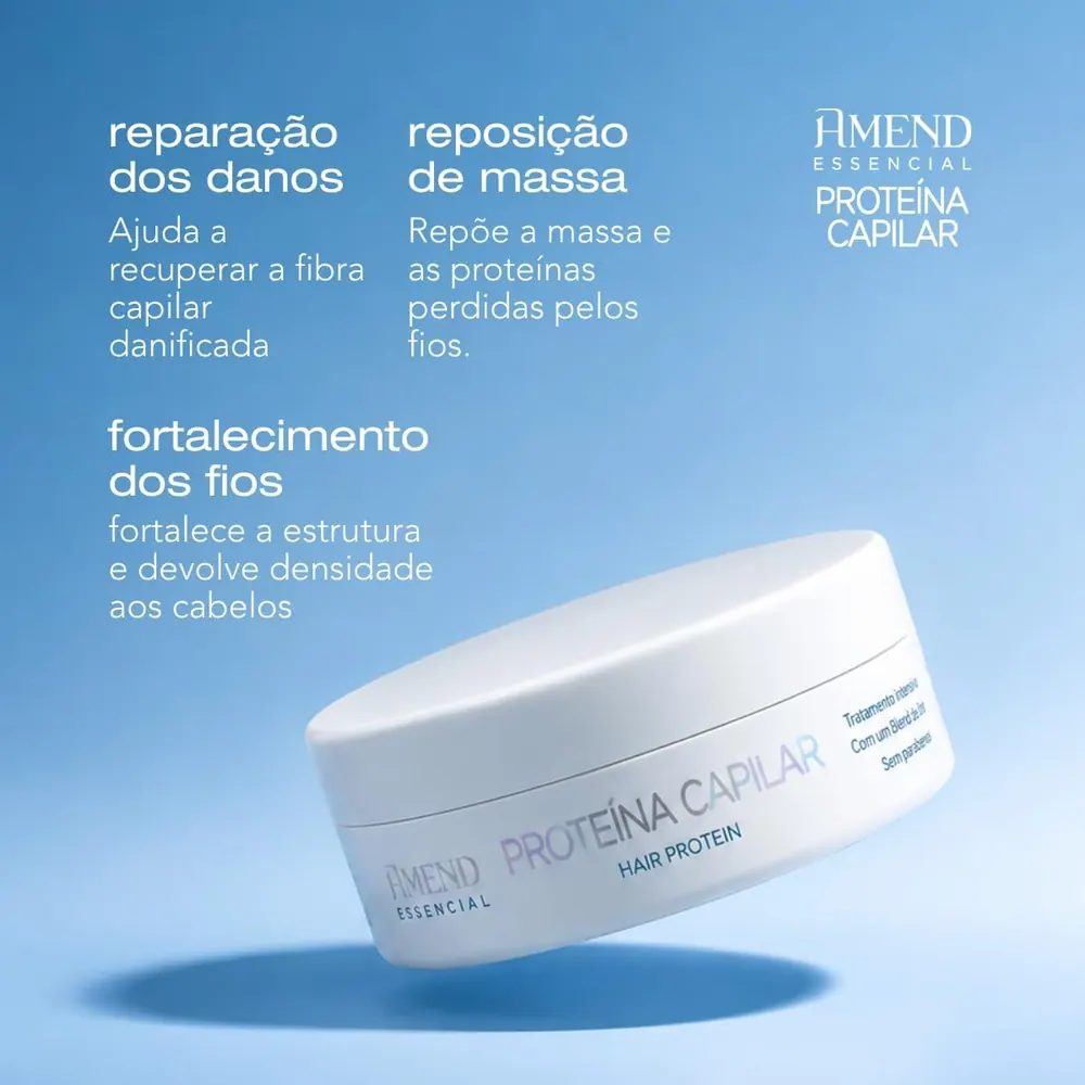 Amend Essencial Proteína Capilar Leave-In FortiProtein 100g