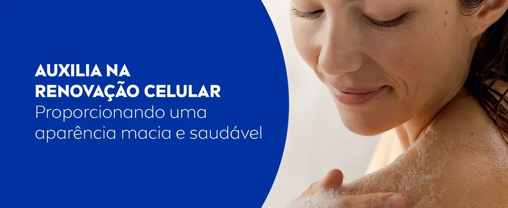 Pele com aparência macia e saudável