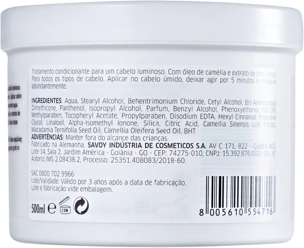 Wella Professionals Oil Reflections Máscara Capilar Luminous Reboost 500ml
