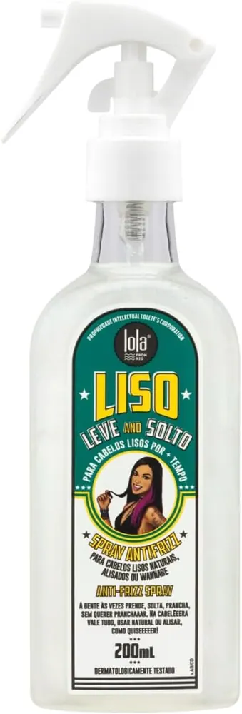 Lola Cosmetics Liso, Leve and Solto Spray Antifrizz 200ml