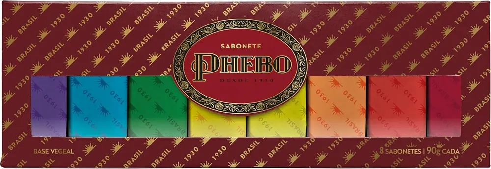 Phebo Caixa de Sabonetes em Barra Linha Tradicional - 8 x 90g