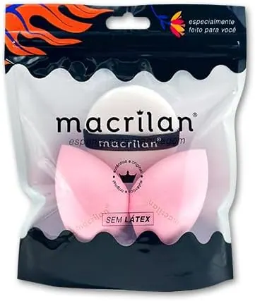 Macrilan Trio de Esponjas para Maquiagem EP20