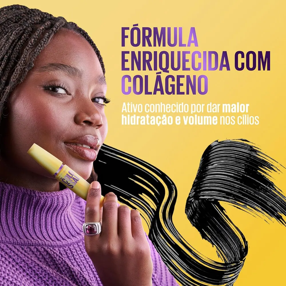 Maybelline The Colossal Volum' Express Máscara de Cílios Lavável Preto 8ml