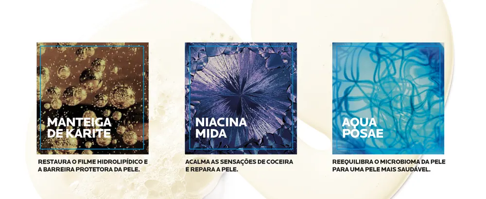 Ativos do Lipikar Cleansing Oil AP+