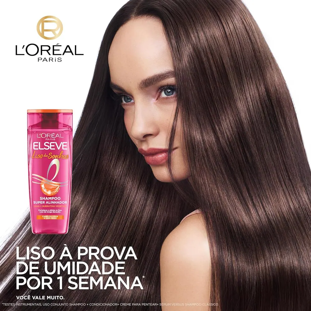 L'Oréal Paris Elseve Liso dos Sonhos Shampoo Super Alinhador 400ml