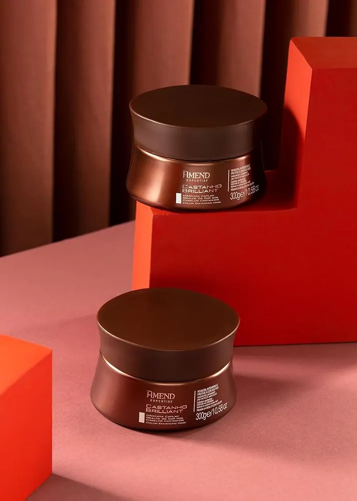 Amend Expertise Máscara Realce da Cor Castanho Brilliant 300g