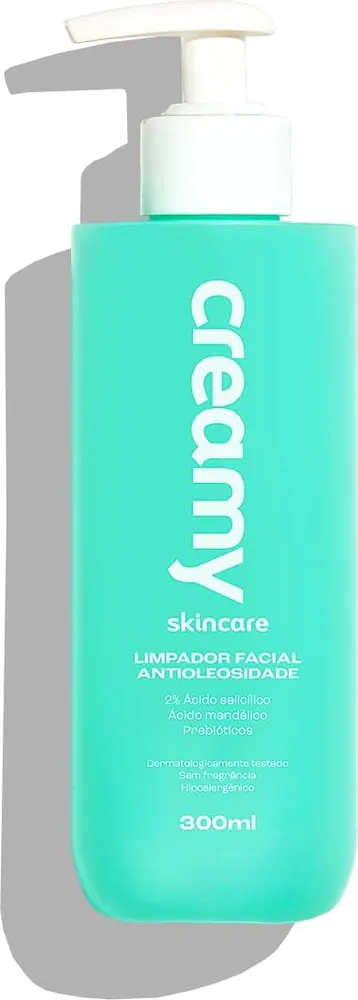 Creamy Limpador Facial Antioleosidade com Ácido Salicílico 2% 300ml