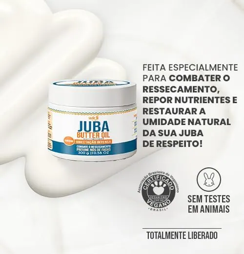 Widi Care Máscara Juba Butter Oil Umectação Intensa 300g