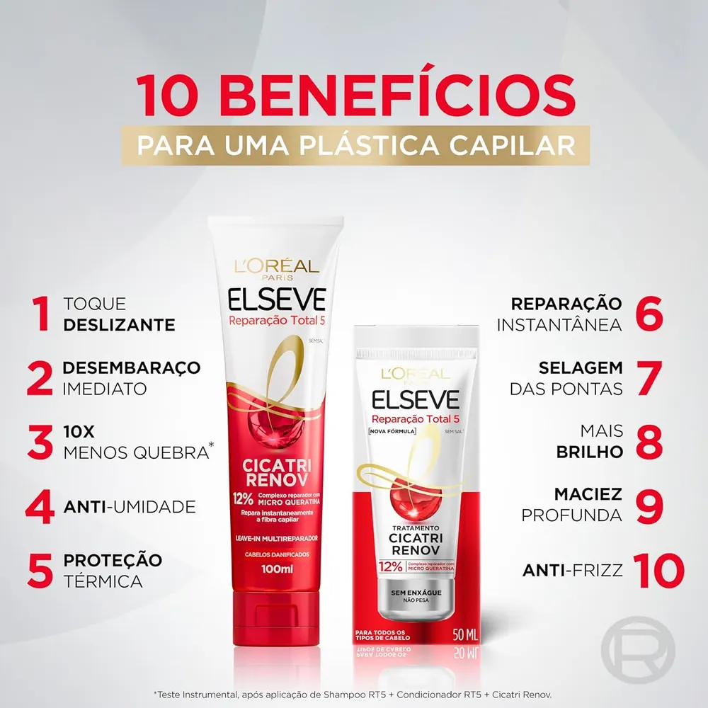 L'Oréal Paris Elseve Reparação Total 5 Cicatri Renov Leave-in 100ml