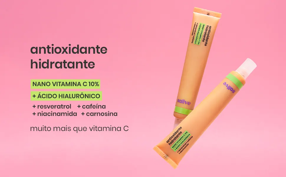 Sallve Antioxidante Hidratante com nano vitamina C 10%