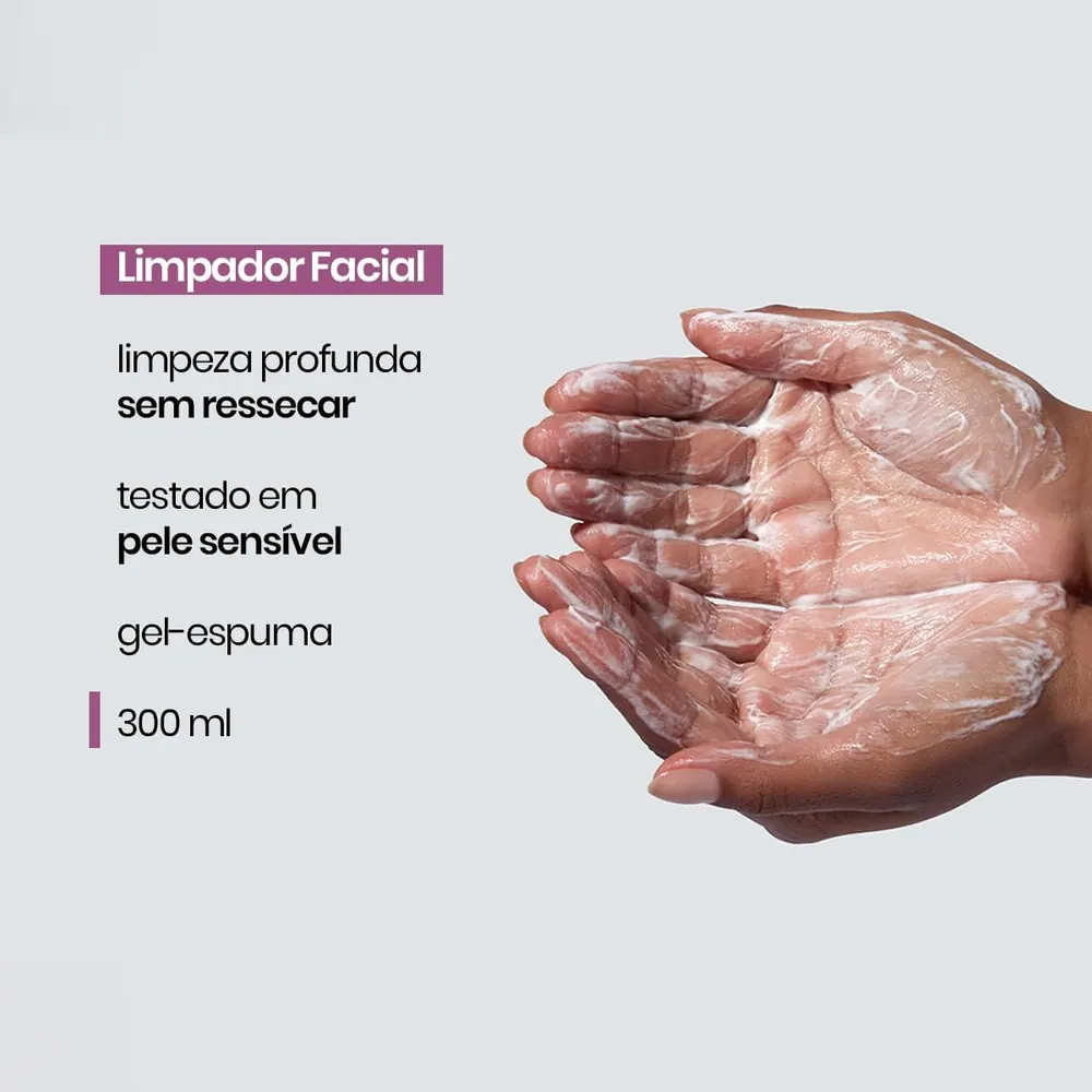 Sallve Limpador Facial com Niacinamida e Moringa 300ml