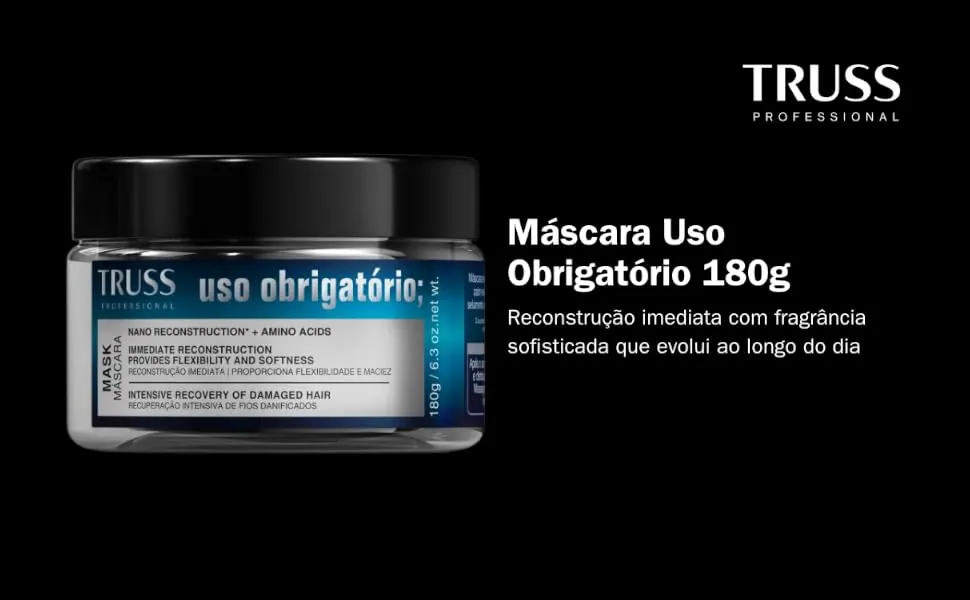 Truss Máscara Uso Obrigatório 180g