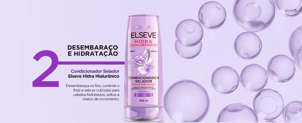 Condicionador Selador Elseve Hidra Hialurônico