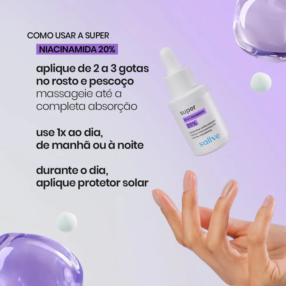 Sallve Super Niacinamida 20% Sérum Facial 30ml