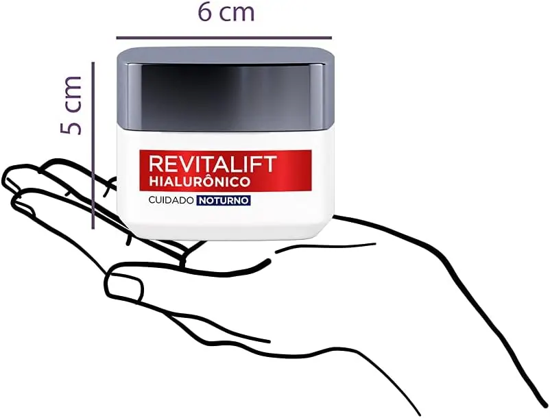 L'Oréal Paris Revitalift Hialurônico Creme Facial Noturno 49g