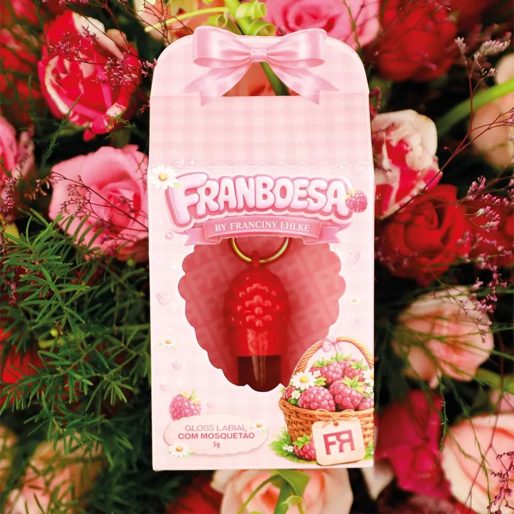 Fran by Franciny Ehlke Gloss Labial FRANboesa Cor Framboesa
