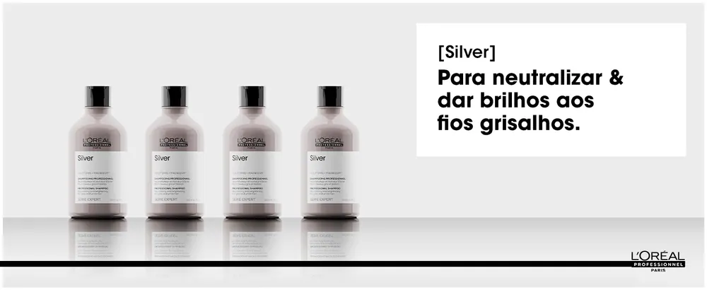 Shampoo Silver Serie Expert para cabelos brancos e grisalhos