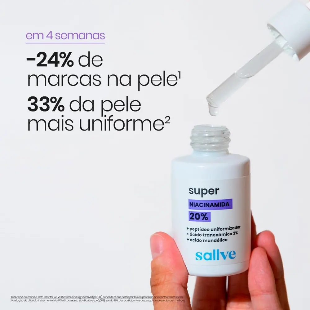 Sallve Super Niacinamida 20% Sérum Facial 30ml