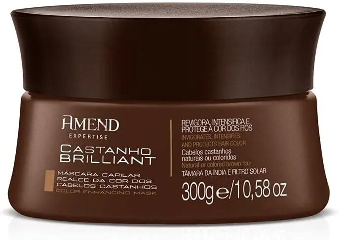 Amend Expertise Máscara Realce da Cor Castanho Brilliant 300g
