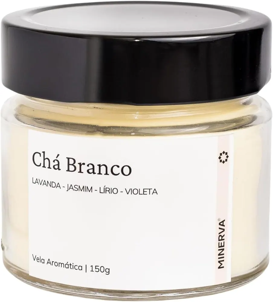 Minerva Candles Vela Aromática Chá Branco 150g