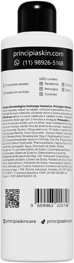 Principia Kit Shampoo Anticaspa AC-01 + Sérum Capilar SC-01