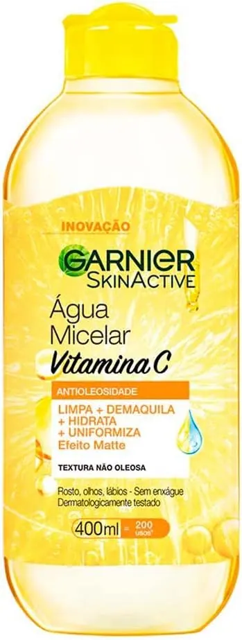 Garnier Água Micelar Antioleosidade Vitamina C 400ml
