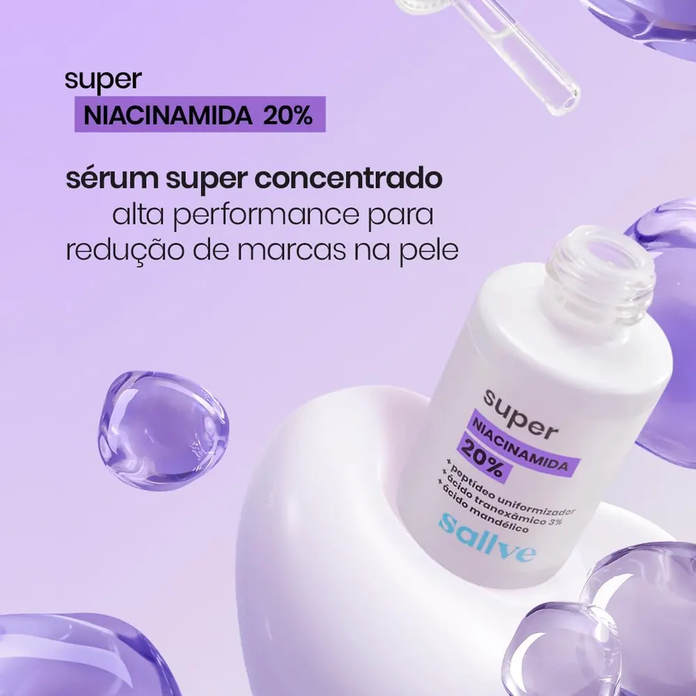 Sallve Super Niacinamida 20% Sérum Facial 30ml