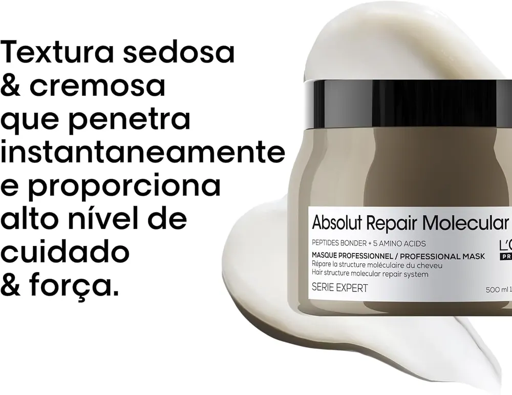 L'Oréal Professionnel Absolut Repair Molecular Máscara Capilar 500ml